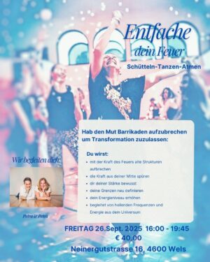Entfache dein inneres FEUER Schütteln-Tanzen-Atmen
