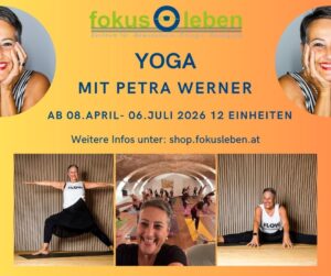YOGAKURSE ab April 2026 - inkl. YouTube Video zum Nachyogieren und Wiederholen der Einheiten